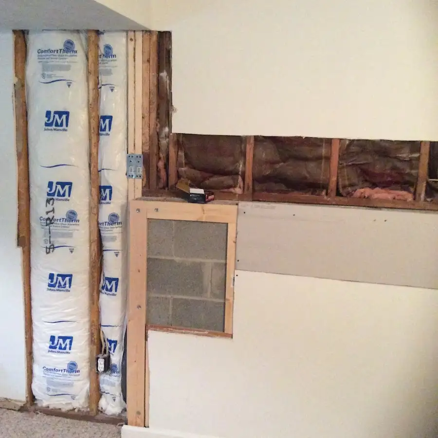 Wall insulation replacement during Structural Drying in Herkimer